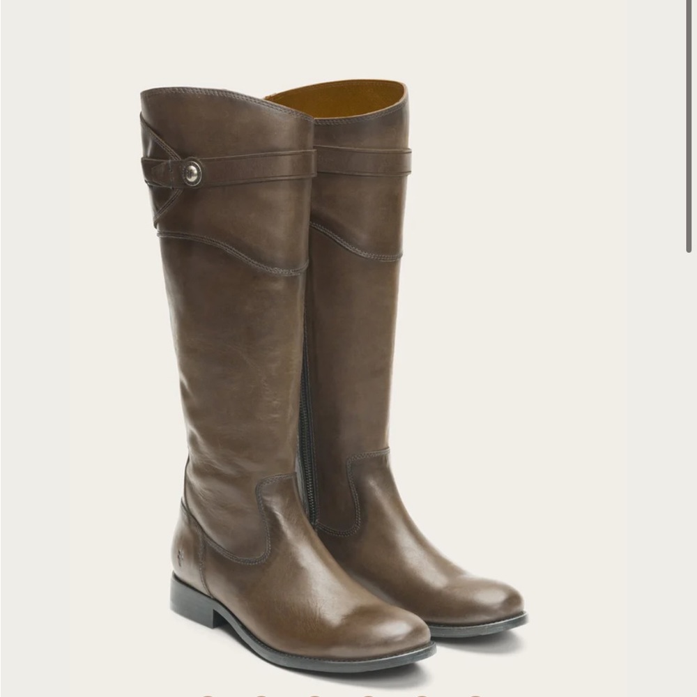 Frye Molly Button Tall Boot in Smoke